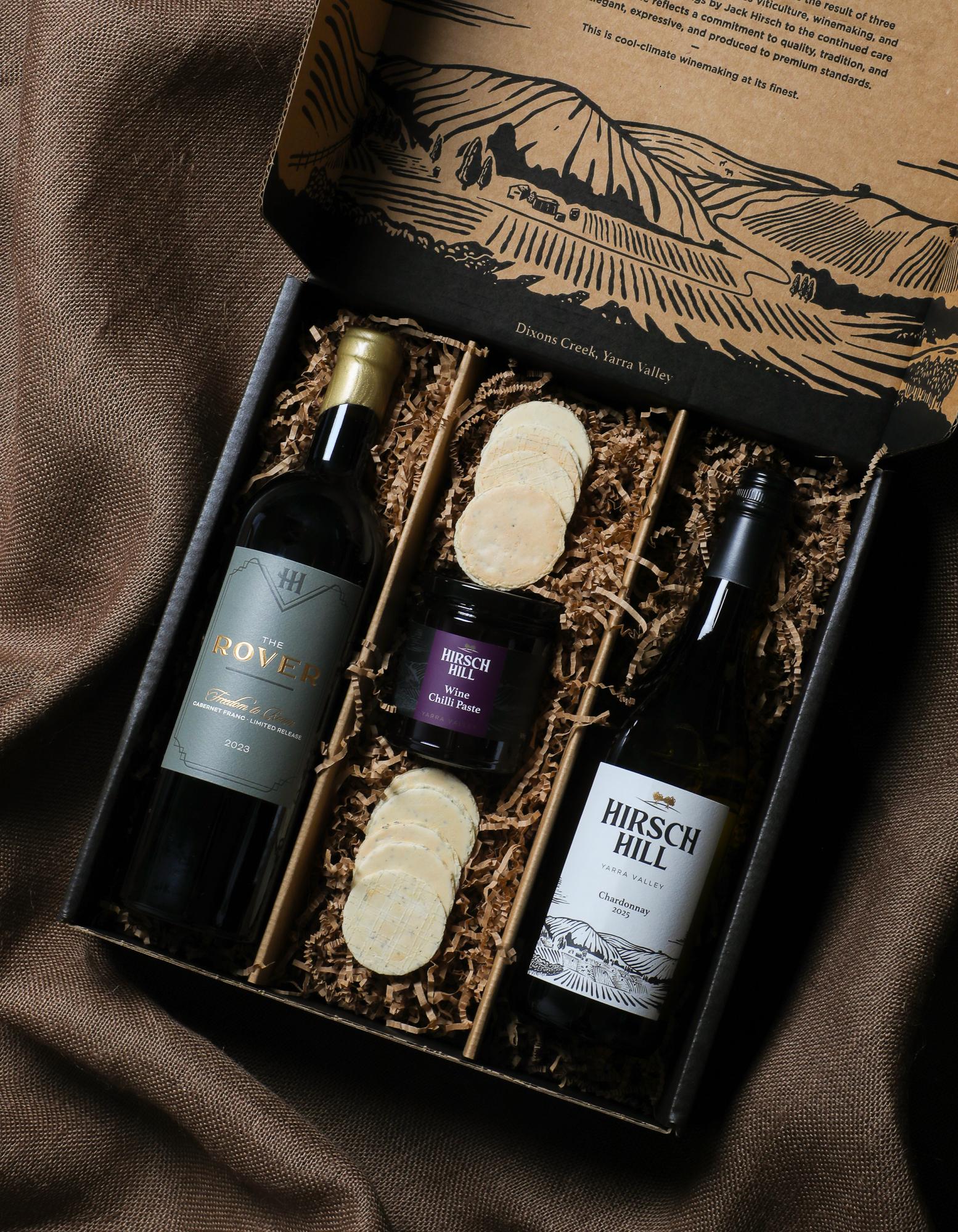 Father's Day Gift Pack - Wine, Jam & Biscuits (2 Pack) - Seniors Card