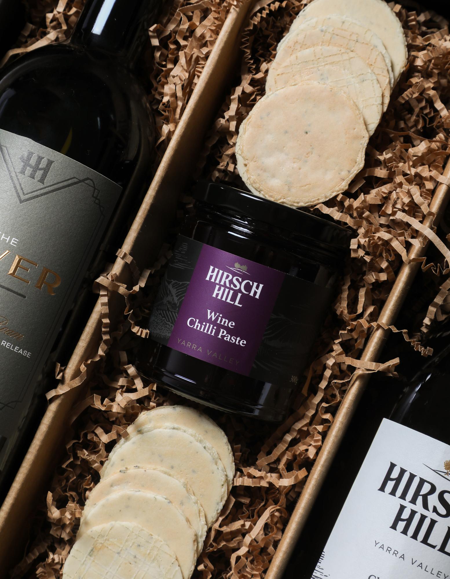Father's Day Gift Pack - Wine, Jam & Biscuits (2 Pack) - Seniors Card